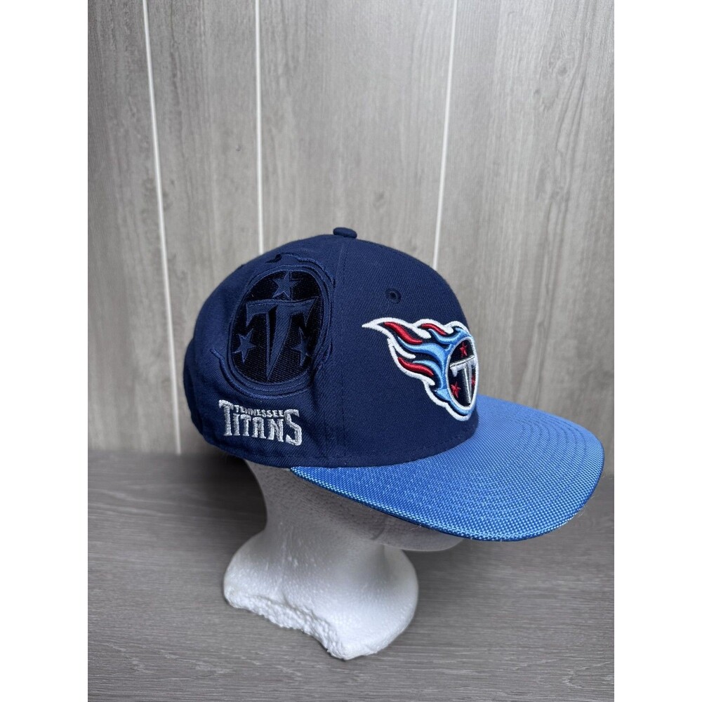 New Era NFL Tennessee Titans 9FIFTY Snapback Hat Cap Navy Blue Light Blue Adult